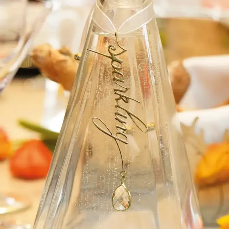 Sparkling - Elegente accessorio/gioiello per bottiglia